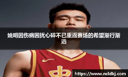 姚明因伤病困扰心碎不已重返赛场的希望渐行渐远